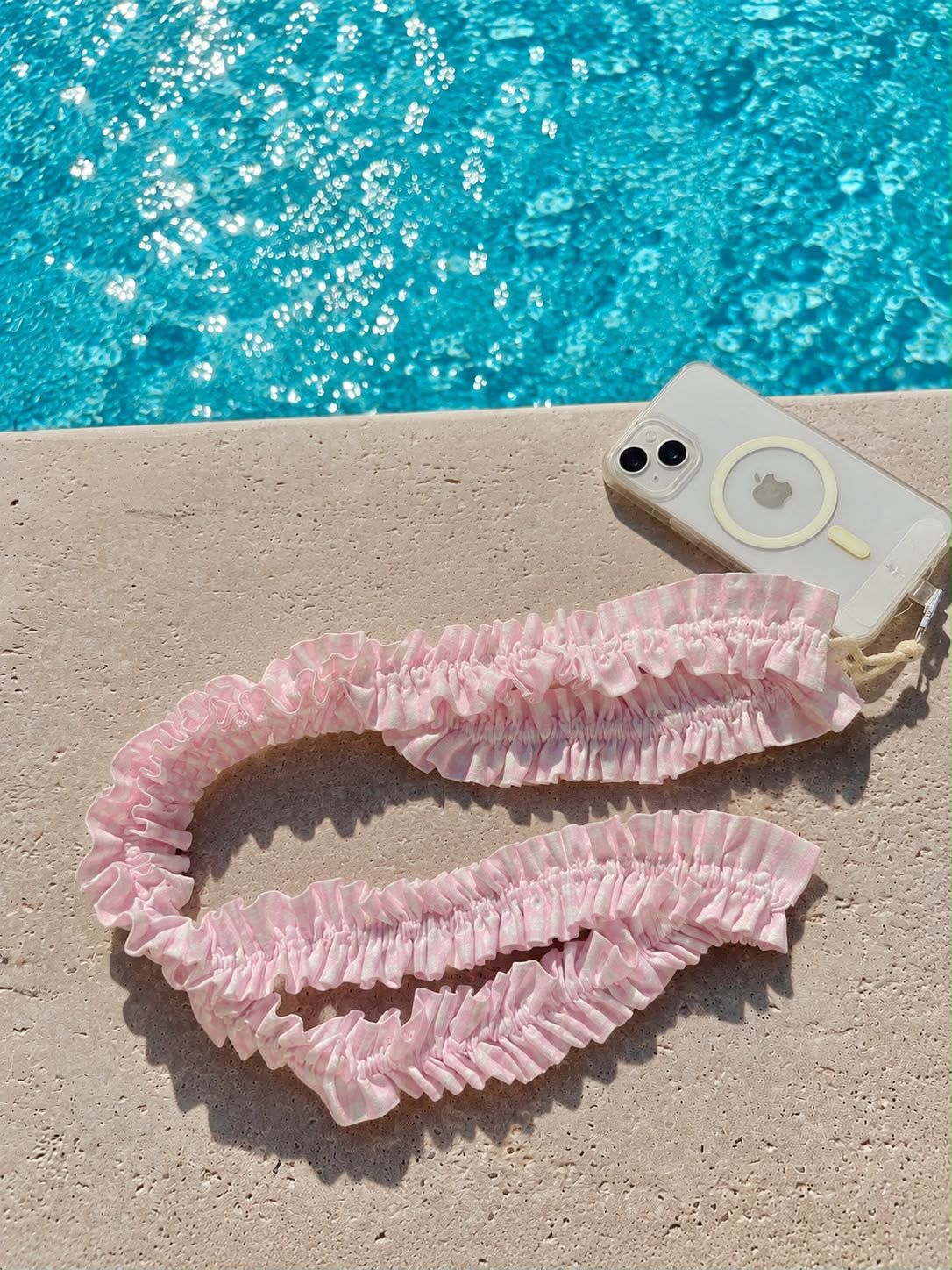 Cordon de téléphone à volants